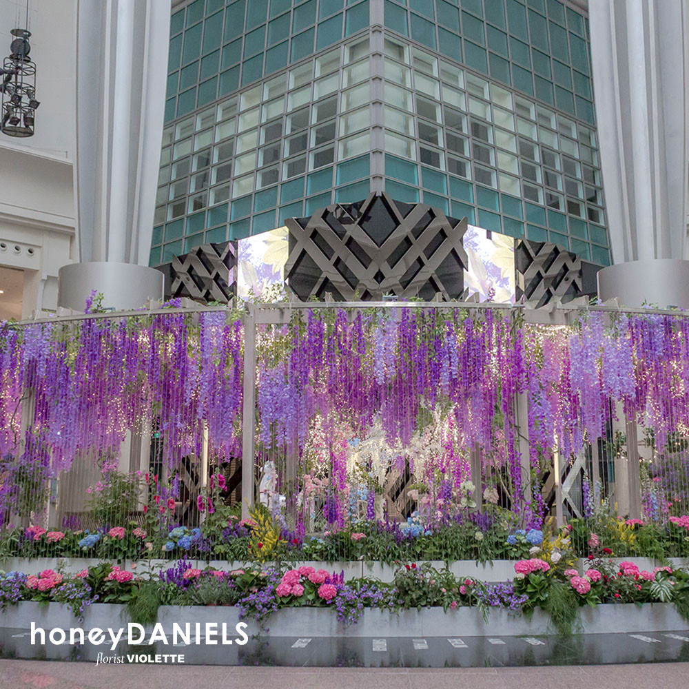 TAIPEI 101 紫藤花瀑布